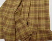 Golden Dreams Plaid, Fat 1/4 yd, Felted Wool,  J321