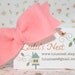 Pretty in Pink Bow Wool Felt Hair Clip