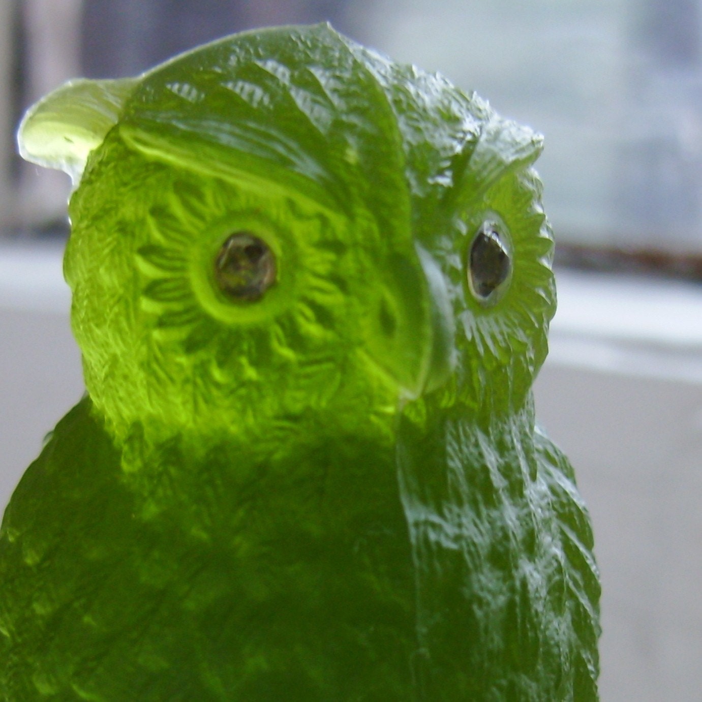 Green Glass Owl