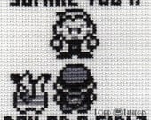 Pokemon Boy Or Girl Quote Cross Stitch Pattern