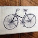 Victorian Bicycle Sign Free Shipping