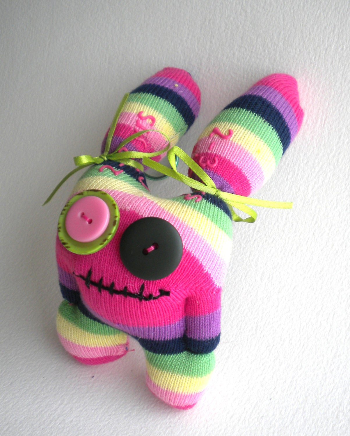 Sock Zombie Keychain