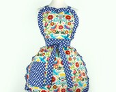 Huichol Inspired Apron   / Doves / Mexican Vintage Inspired Apron FREE SHIPPING