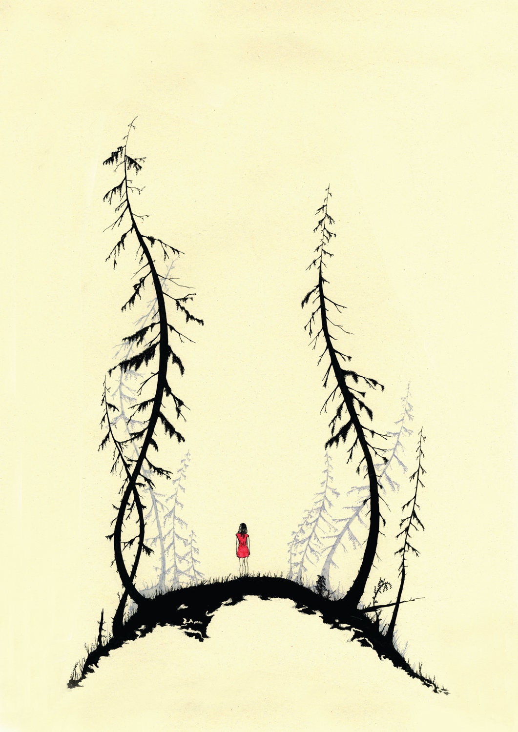 Edge of the Forest A3 Print