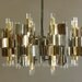 RESERVED CURRENTLY for MW.....Mid Century Chandelier by Gaetano Sciolari. Hanging Lamp, Pendant Lamp, Light Fixture, Modernist Lamp.