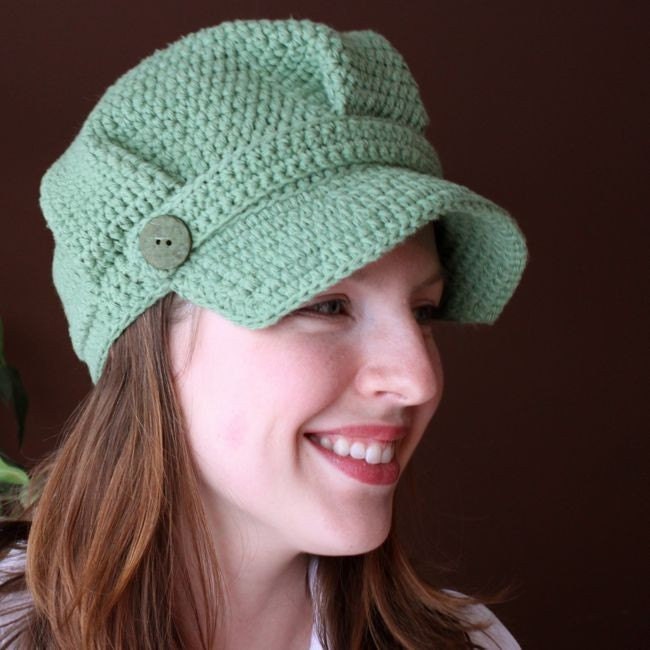 Train Conductor Hat - Crochet Pattern - Permission to sell finished items