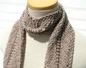SALE-----Hand Knit Lace Garden Scarf