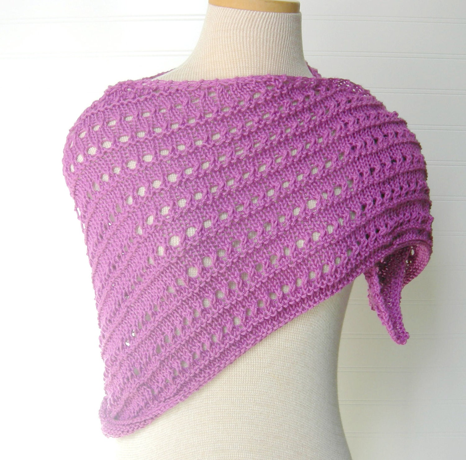 Lace Wrap Shrug Shawl, Purple Magenta, Summer Wedding Bridesmaids