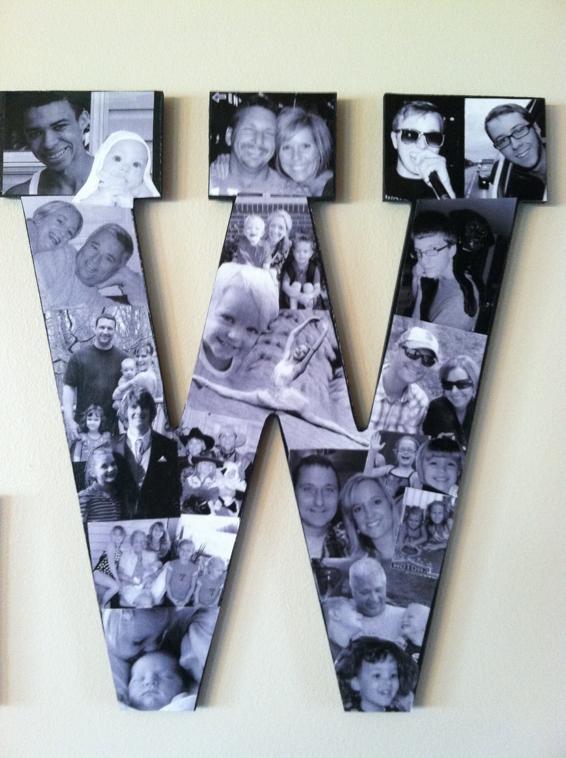 Custom Collage letter for photos
