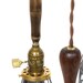 3 Light Caged Vintage Handle Trouble Light Chandelier