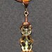 Honey Bear Pendant in Golden Beryl and 18 kt
