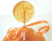 6 Hawaiian Salted Caramel Lollipops-Gourmet Artisan Candy- Natural-Vegan-Made In Hawaii-Hard Candy Suckers-Tropical-Luau