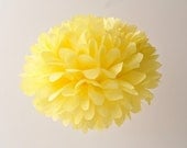 1 Large Tissue Pom Pom - Yellow Il_170x135