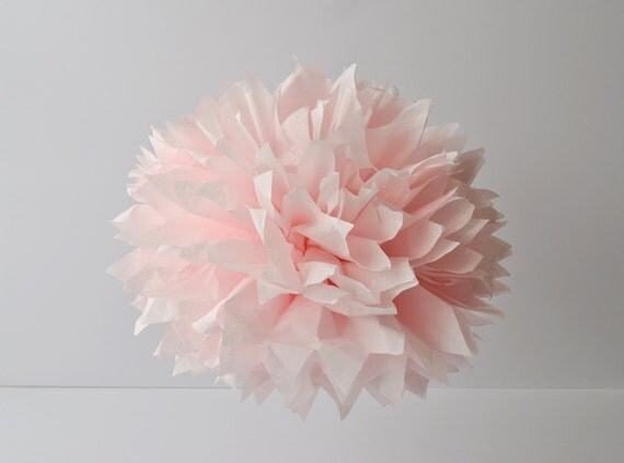 1 Large Tissue Paper Pom Pom - Blush Il_570xn