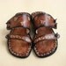 Unique Style Jolly Flowers And Butterflys Handmade Leather Sandals - Paradise