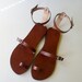 Cool Toe Ring Ankle Strap Barefoot Sandals With Silver Buckles - Breeze