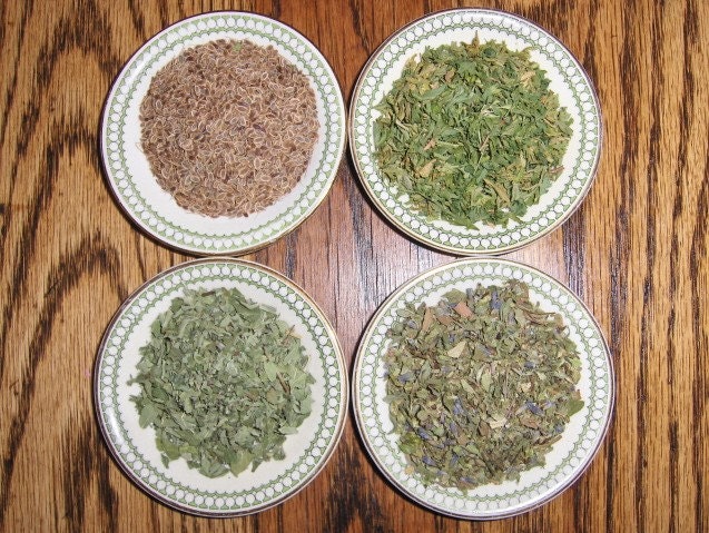 Dried Cooking Herbs, Organic, Homegrown - 2012 harvest
