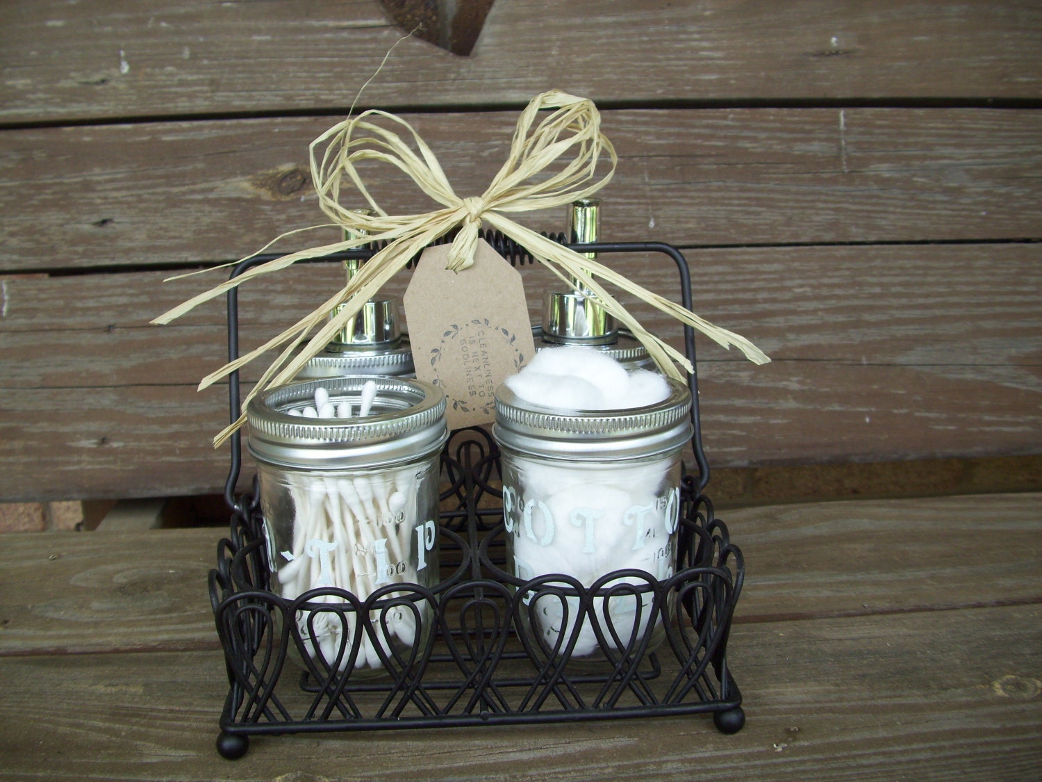 Mason Jar Rack