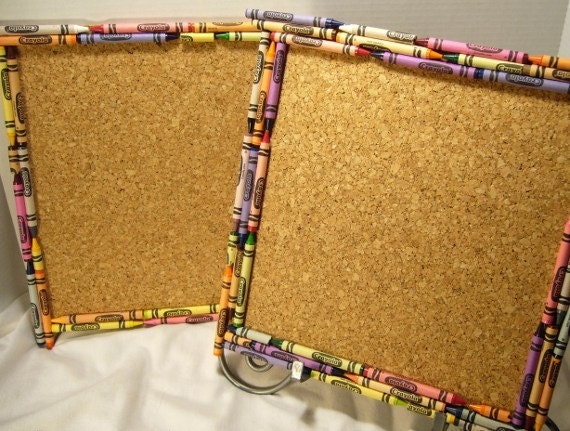 Crayon Cork Board