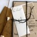 Rustic Charm - Eco-Friendly Rustic Wedding Invitations, Kraft, Natural Twine - Purchase for a Sample