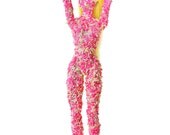 Barbie Doll Candy Sprinkles Fine Art Photo Pink White Blonde 8x10