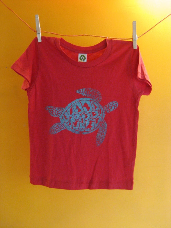 be still my Sea Turtle Organic Tee for Kids and Babies