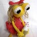 Ice cream frog girl OOAK