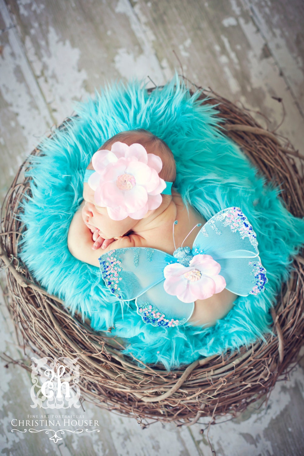 Cotton Candy Sweet Pink Sequin Headband Beautiful Photo Prop
