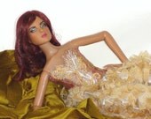White Peacock Bustier for Tonner Dolls