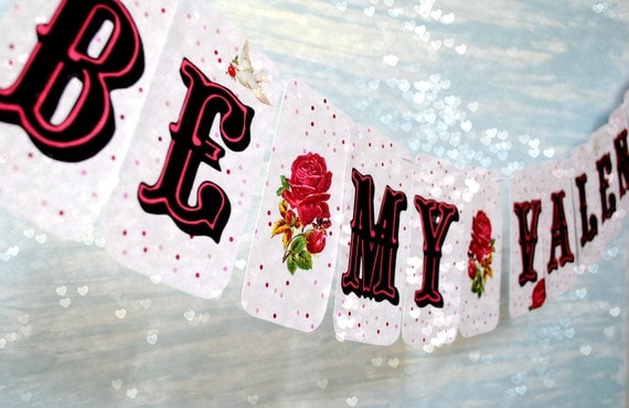 Valentines Banner Be Mine Il_570xn