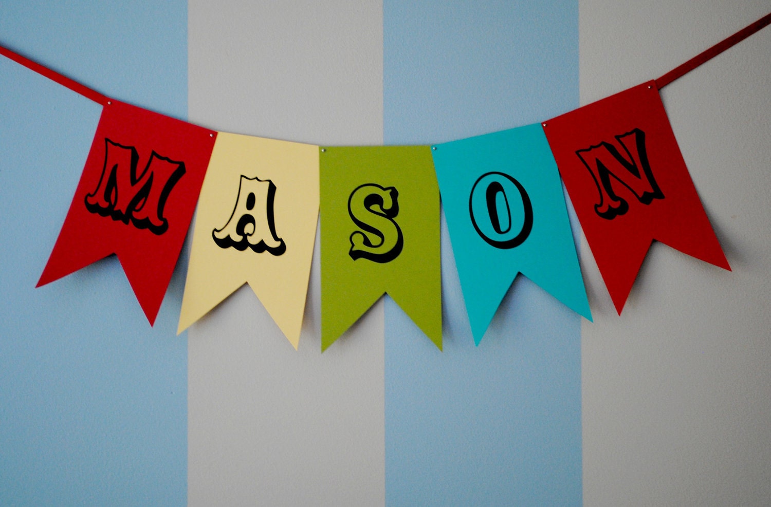 Circus banner custom Il_570xn