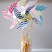 Chevron Pinwheels 5 Large pinwheels