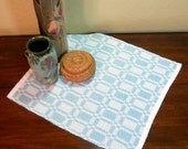 E149 Handwoven Table Runner or Dresser Scarf - Fancy Pointed Twill