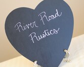 Wedding Chalkboard Heart Sign (Large, Ready to Ship), For Photo Props, Photo Booth Props, Table Signs, Save the Date, Etc