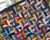 Scrappy Twin size quilt