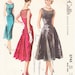 Vintage1950s McCalls Misses cocktail Dress Size 14 Bust 34