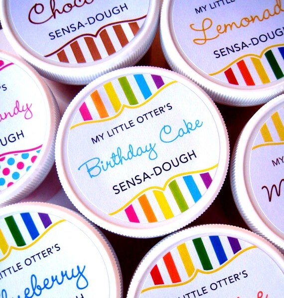 Scented Play Clay - You Pick 3 Dough - 4 Ounce Containers - Kids Birthday Gift