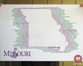 Missouri State Typographical Poster