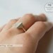 Sterling silver geometric ring "Les géométriques" Nro 5 FREESHIPPINGFRANCE