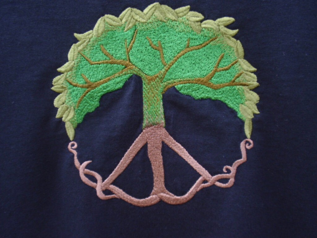 peace tree sign