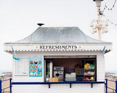 Beach Photograph - A Day at the Beach - fine art photography in white and blue
