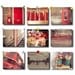 London Photography -  London in Red photos - Set of Fine Art Photography Prints  - 9 8x10 photos of London, England