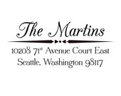 Self Inking Return Address Stamp - Classic Style - Perfectly personalized as a gift for holidays, weddings, showers and more