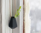 Geometric Planter, Black: A Wearable Planter