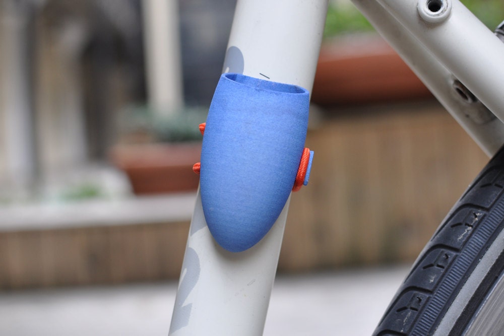 Cobalt Blue Bike Planter