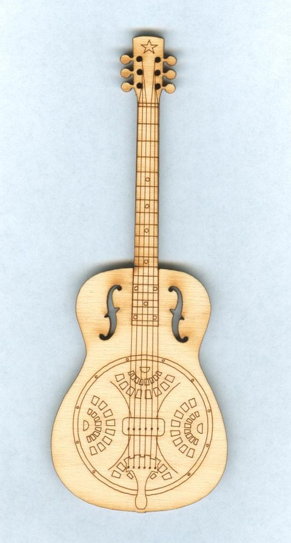Set of Six Bluegrass Music Magnets - Laser Cut