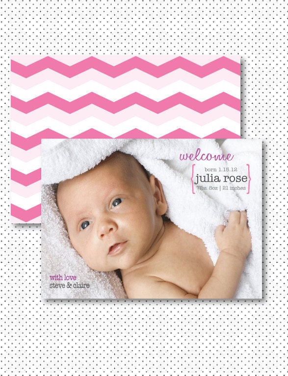 Photo Baby Announcement