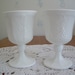 Milk Glass Water Goblets Wine Glasses Colony Indiana