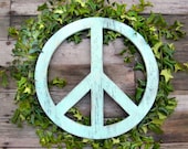 Big Peace Sign  24" Peace Symbol Large Rustic Shabby Chic Style You Pick the Color