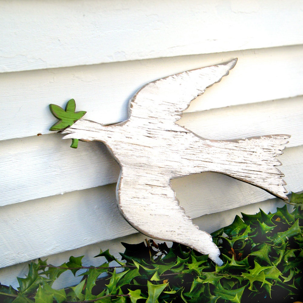 Wooden Peace Dove Sign George Washington's Mount Vernon Copula Dove